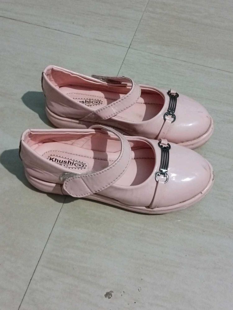 Charming Pink Mary Jane Flats 1time use