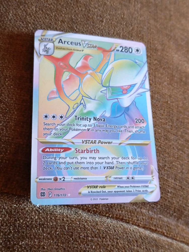Arceus VSTAR Pokemon Card