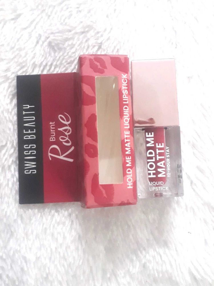 Swiss Beauty Hold Me Matte Liquid Lipstick | 12 Ho
