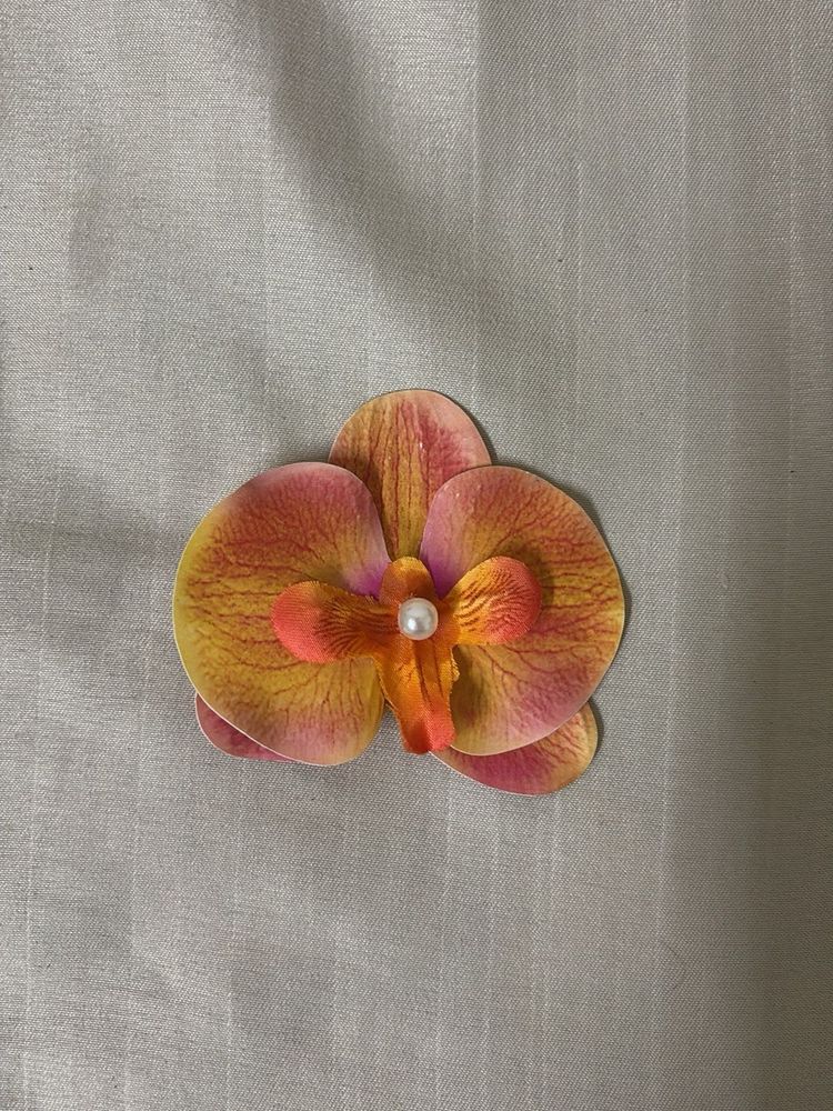 Orchid Hair Clip