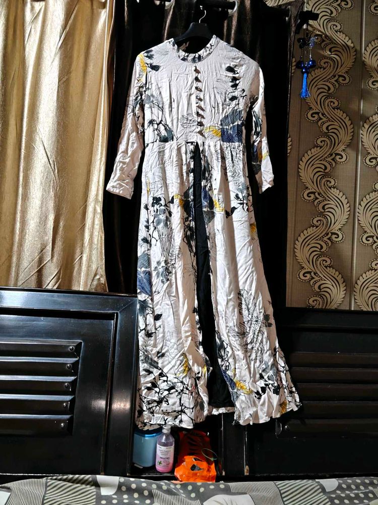 Stylish Printed Ethnic Gown long