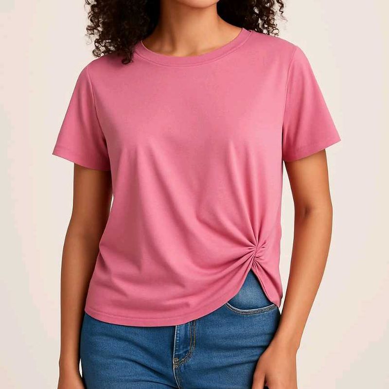 Knot Front Tshirt
