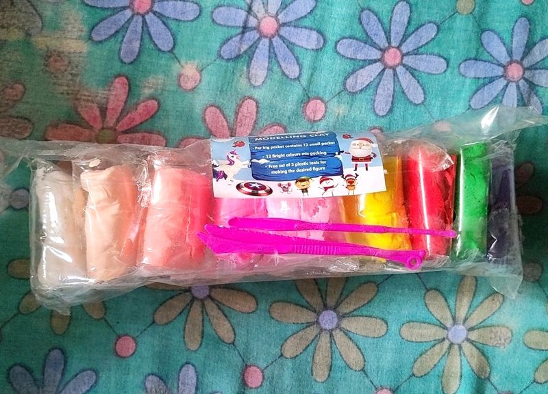 12 PIECES SET OF MOLDING AIR DRY CLAY PACK