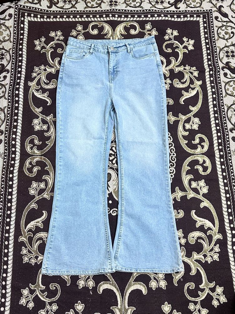 zudio flared bootcut denim