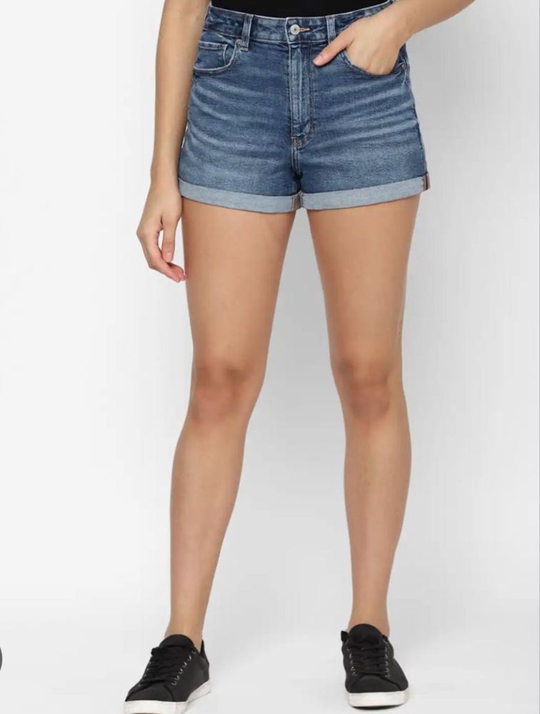 Blue Denim Shorts