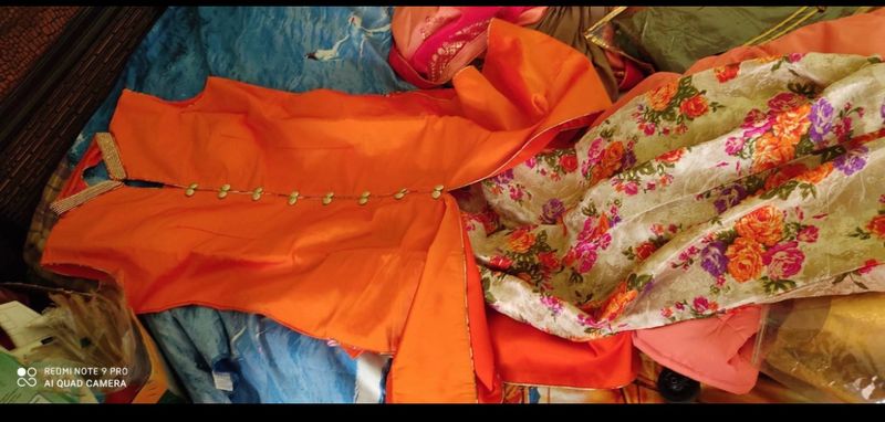 long Kurti with skirt
