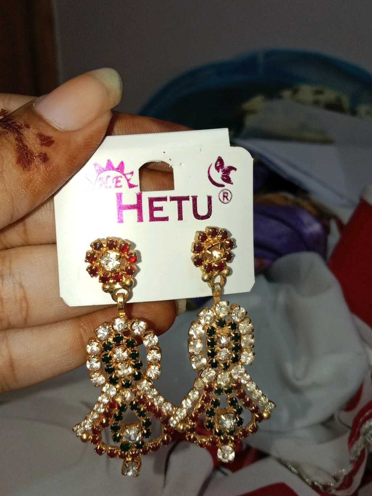 HETU Earrings with Stones