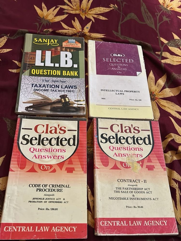 Law Books Bundle set of 4 book