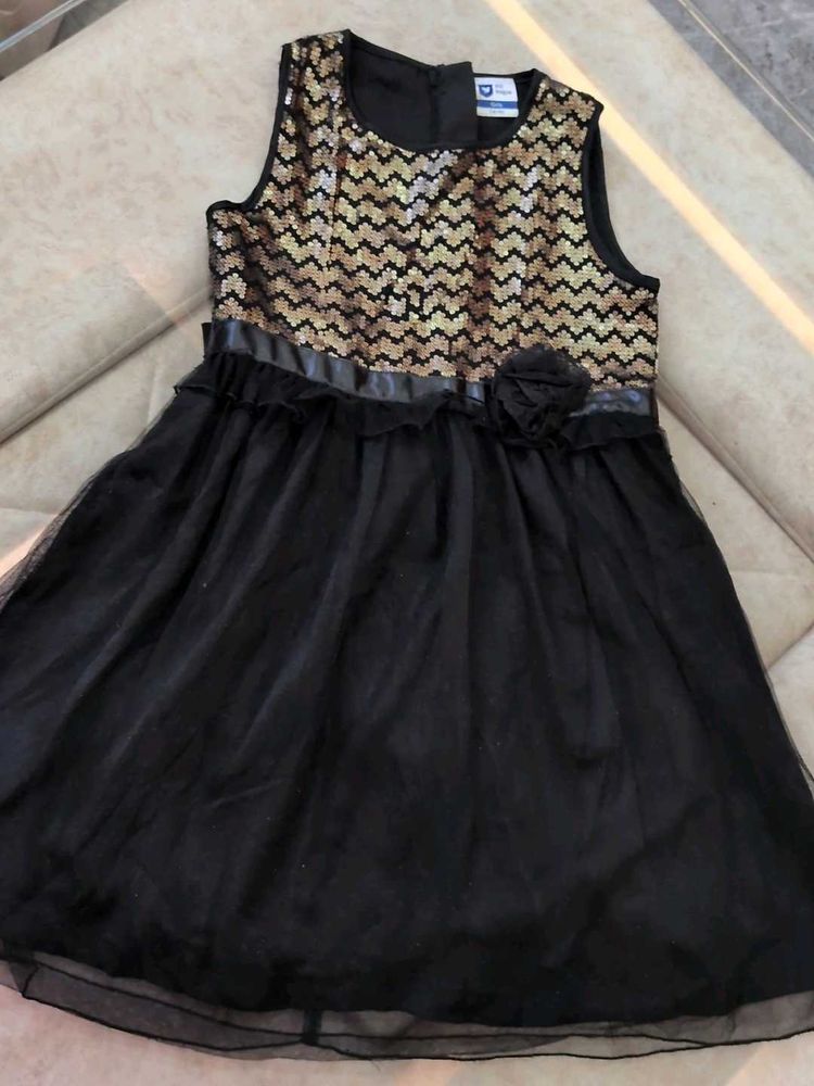 Sparkling Black Sequin Dress