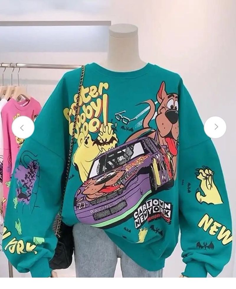Scooby Doo Graphic Print Sweatshirt