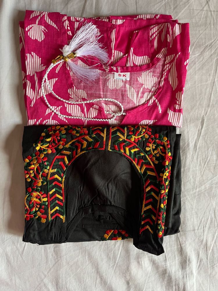 Stylish Kurtis Combo – Never Worn + Freebies