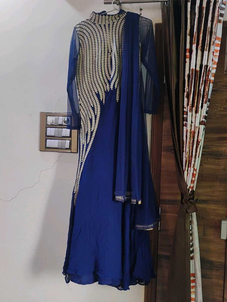 Elegant Blue  Set with Embellishments