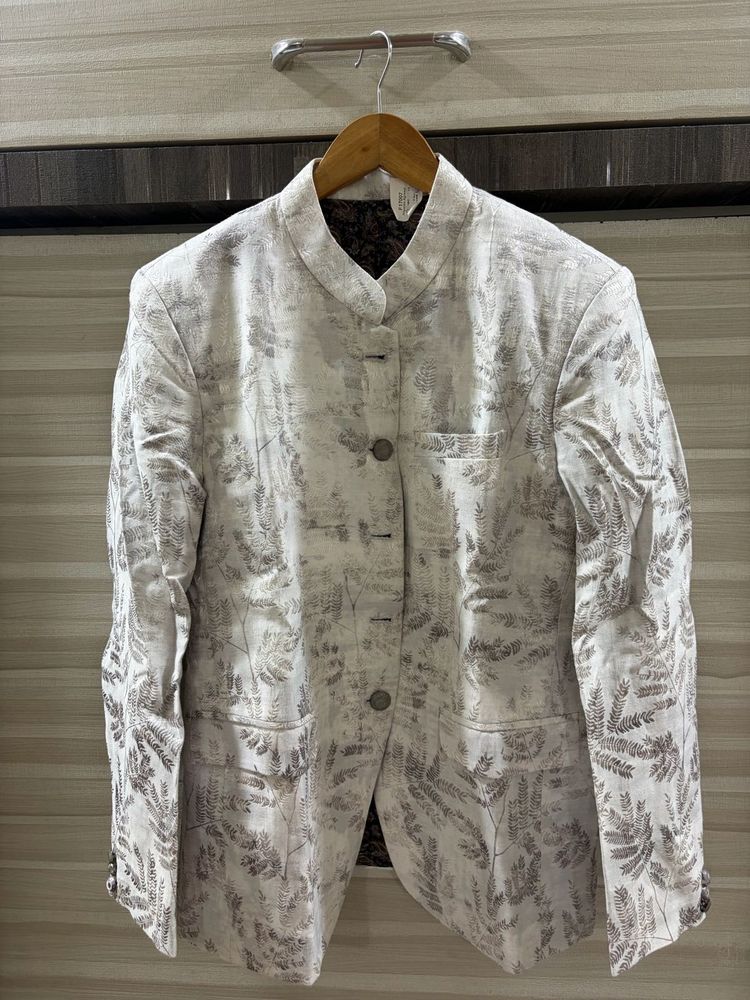 Men's Ethnic Printed Jacket