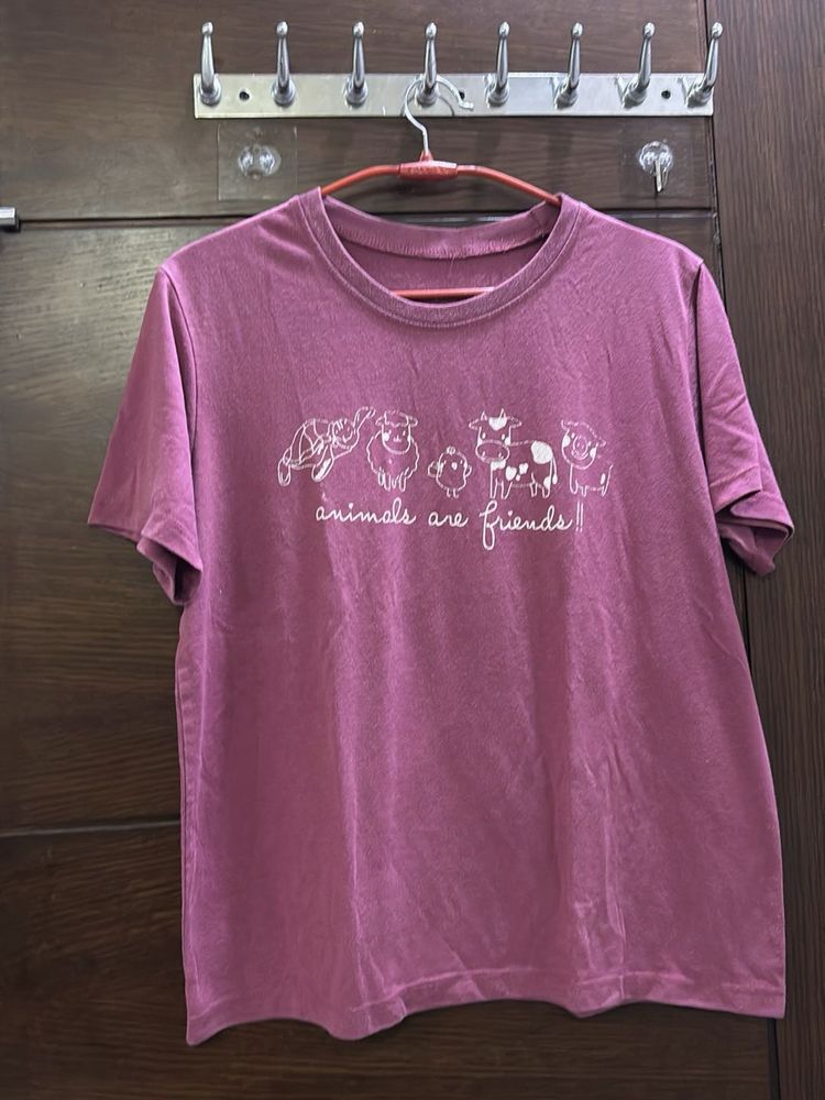 Casual printed tee