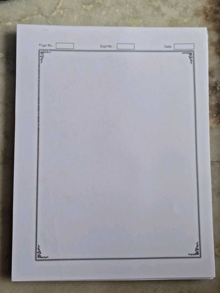 100 Record Sheets