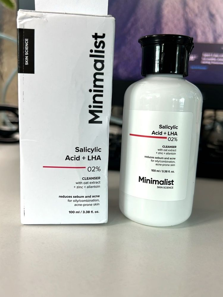 Minimalist Salicylic Acid + LHA 02% Cleanser