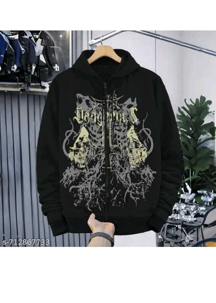 Mens dark grey Tapout zip up