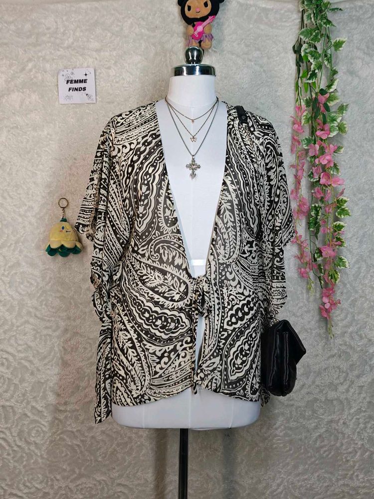 Boho Paisley Kimono Cardigan