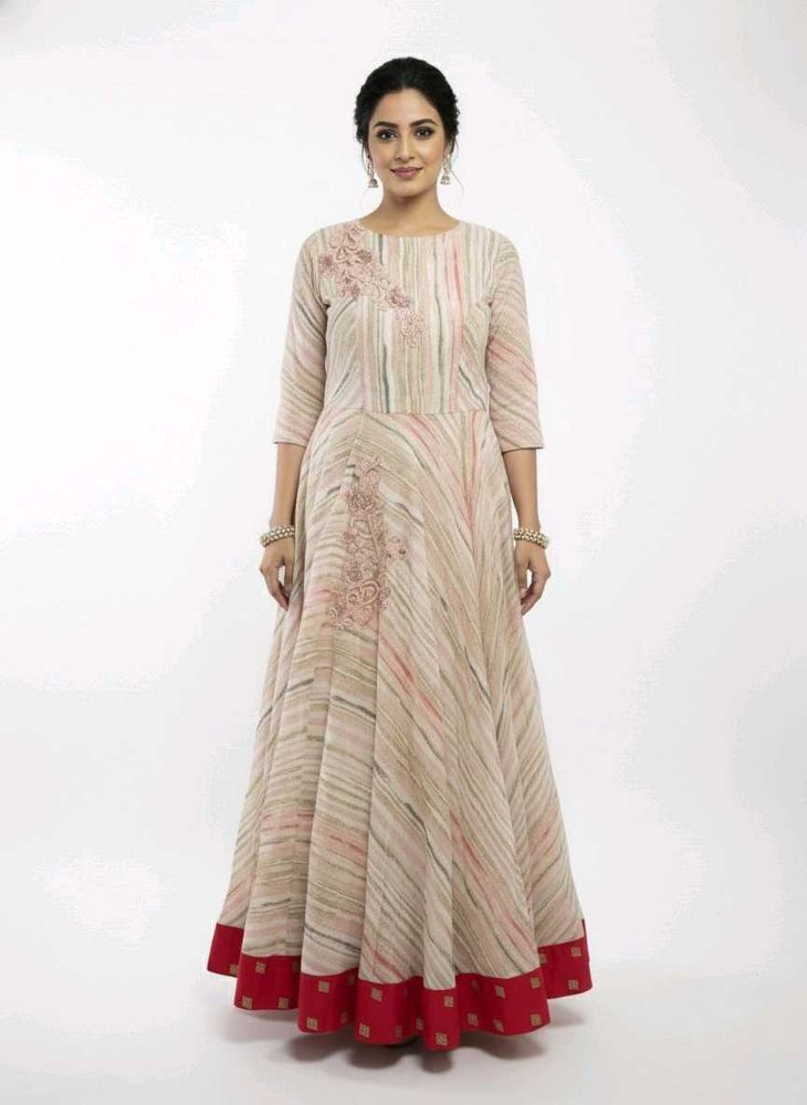 Bespoke Bridesmaid Cotton-Chiffon Gown Bust 40inch