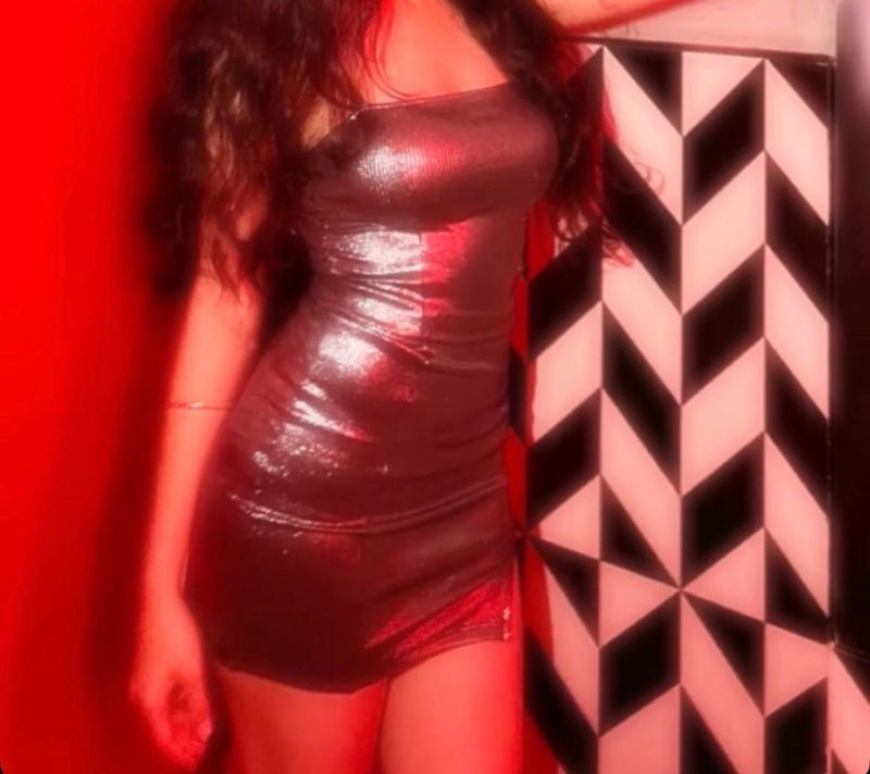 H&amp;M Divided Metallic Silver Mini Dress 🪩🖤