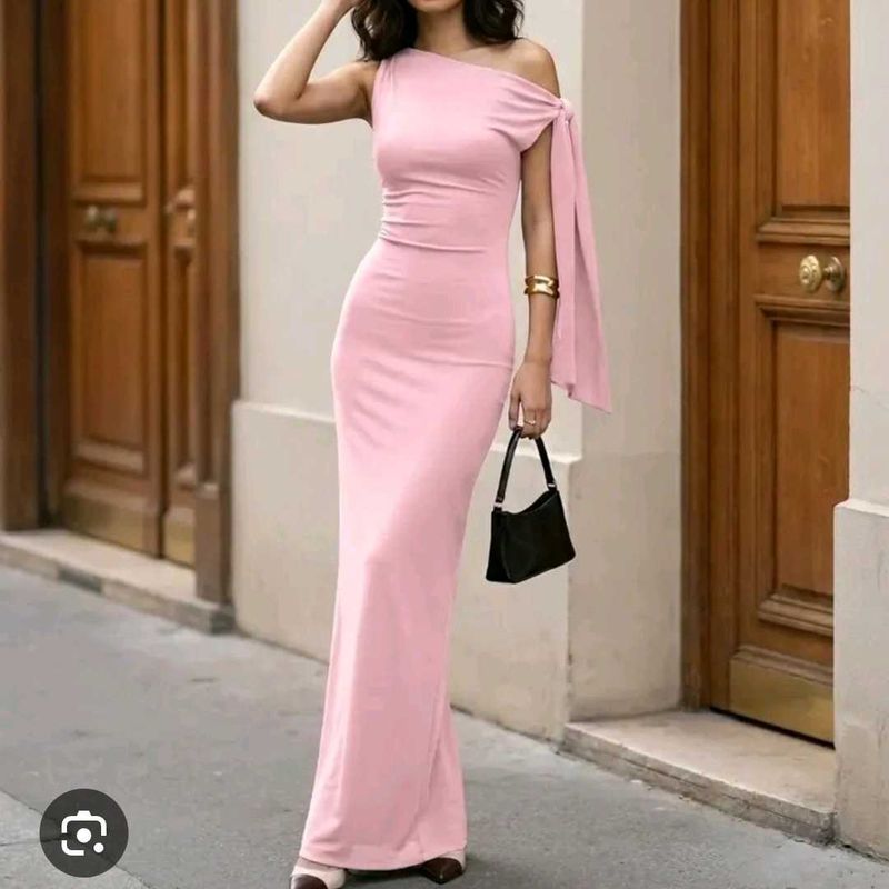 Elegant One-Shoulder Maxi Dress