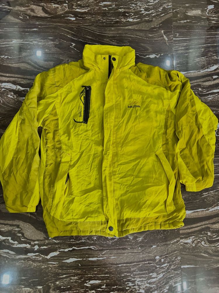 Bright Yellow Outdoor Jacket