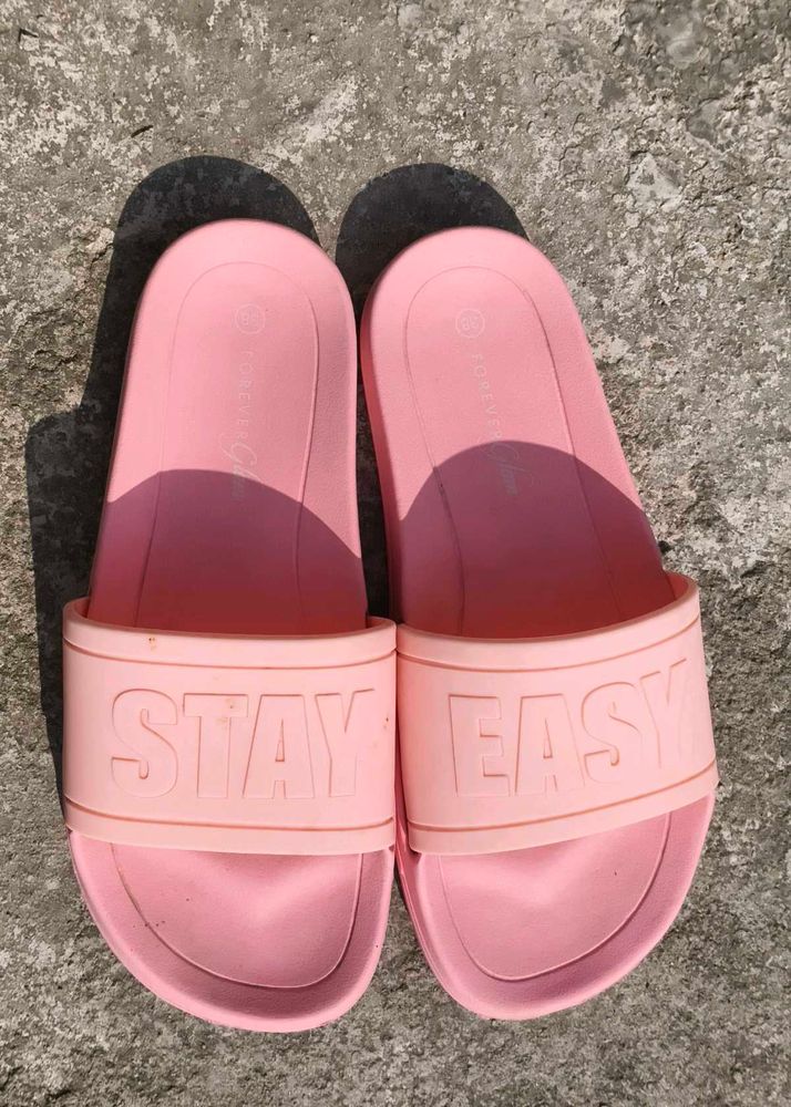 Forever Glam Stay Easy Pink Slides
