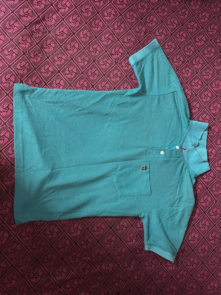 Men's Teal Polo T-Shirt