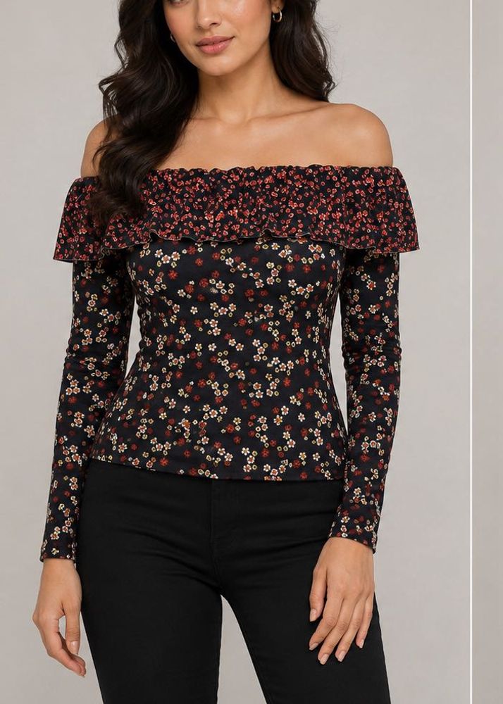 Floral Off-Shoulder Top