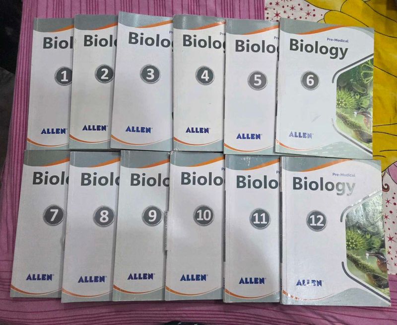 ALLEN Pre-Medical Biology Books 1-12