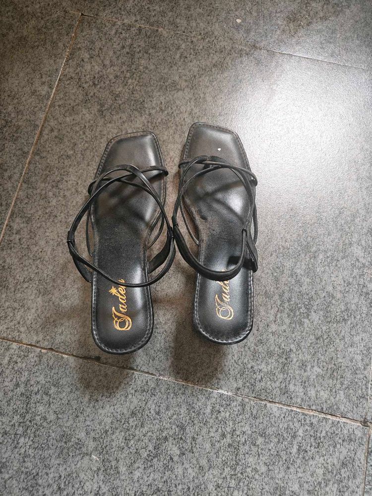 Jade Heels - Black - Size 7