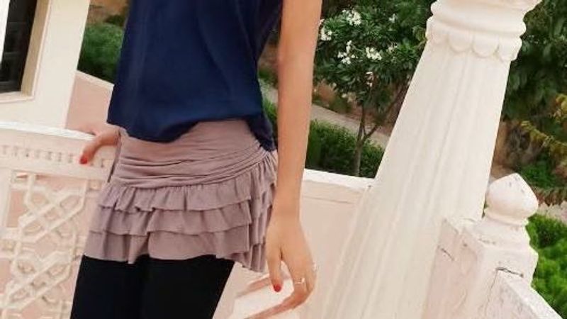 Ruffled Mini Skirt - Unique Design