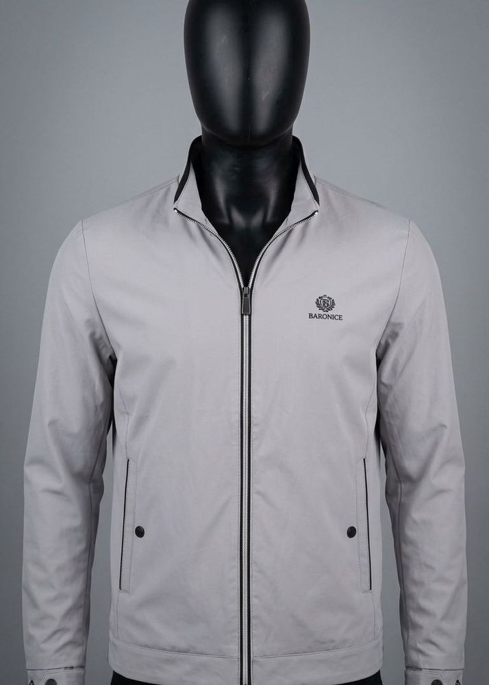 Men's Grey Baronice Bomber Jacket