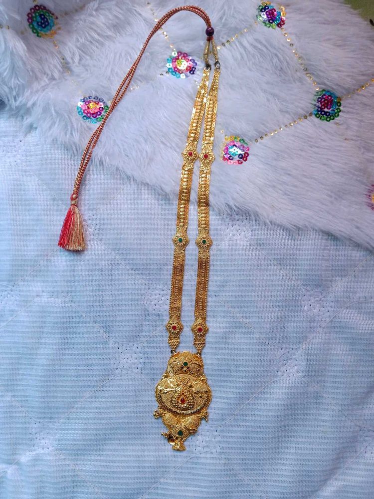 1 Gram Gold-Plated Necklace Haar 🌼