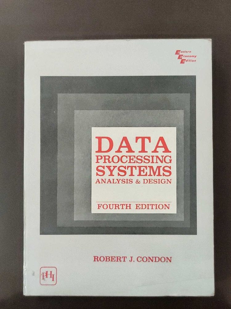 Data Processing Systems Analysis &amp; Design