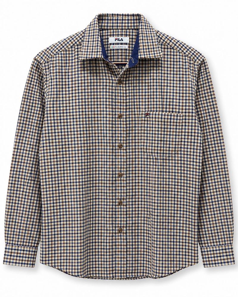 Fila Regular Fit Checkered Flannel Shirt