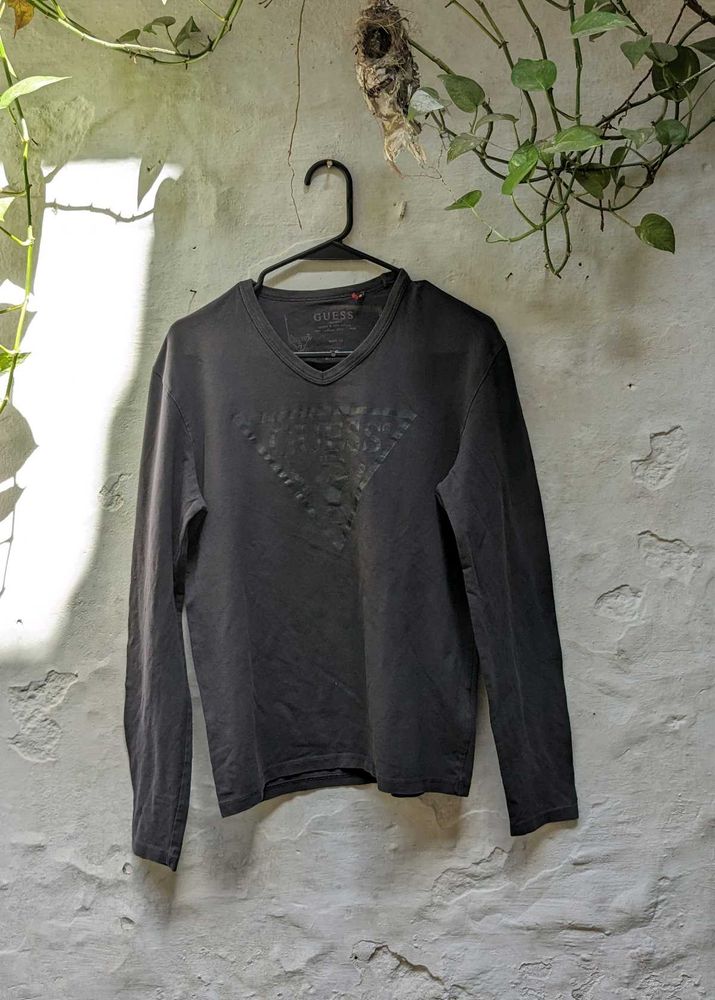 Men's Guess Long Sleeve T-Shirt