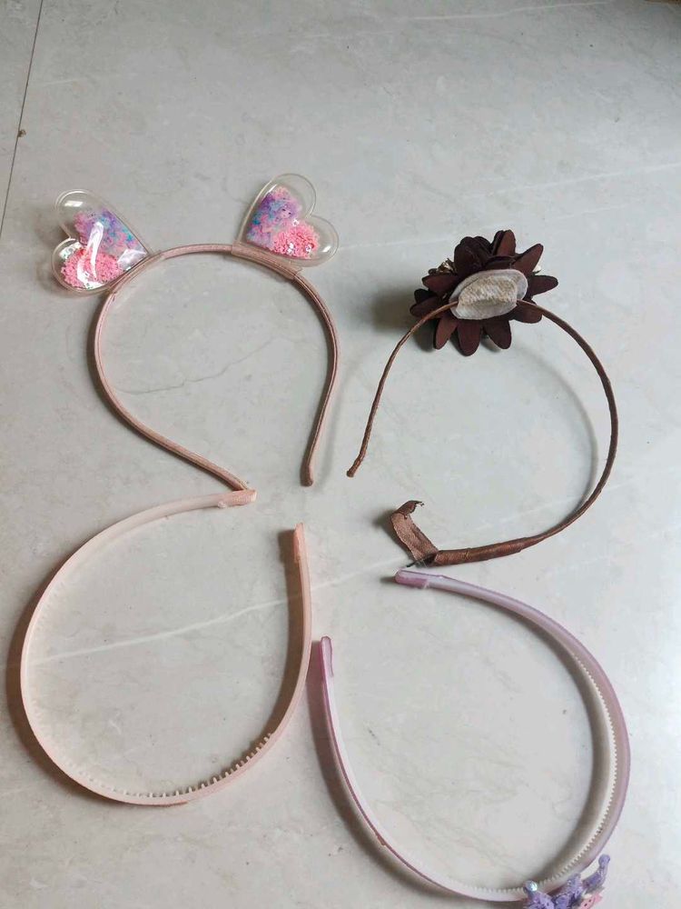 Set of 4 Cute Headbands