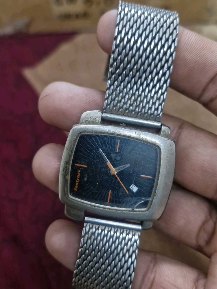 Fastrack Analog Watch with very heavy strep
