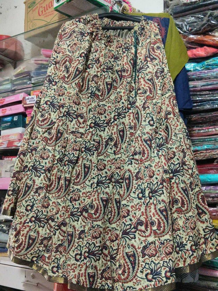Boho Paisley Print Maxi Skirt
