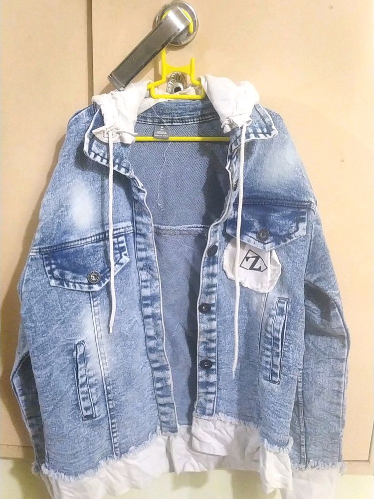 A Trendy Denim Winter's Jacket