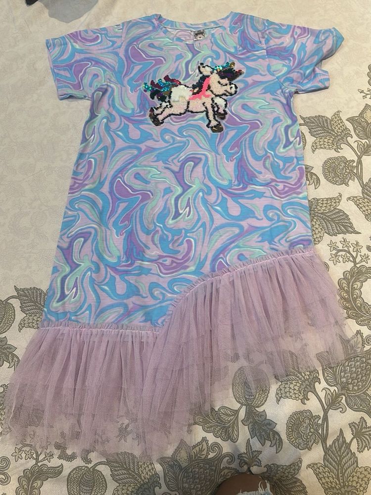 Cute Unicorn Tulle Dress