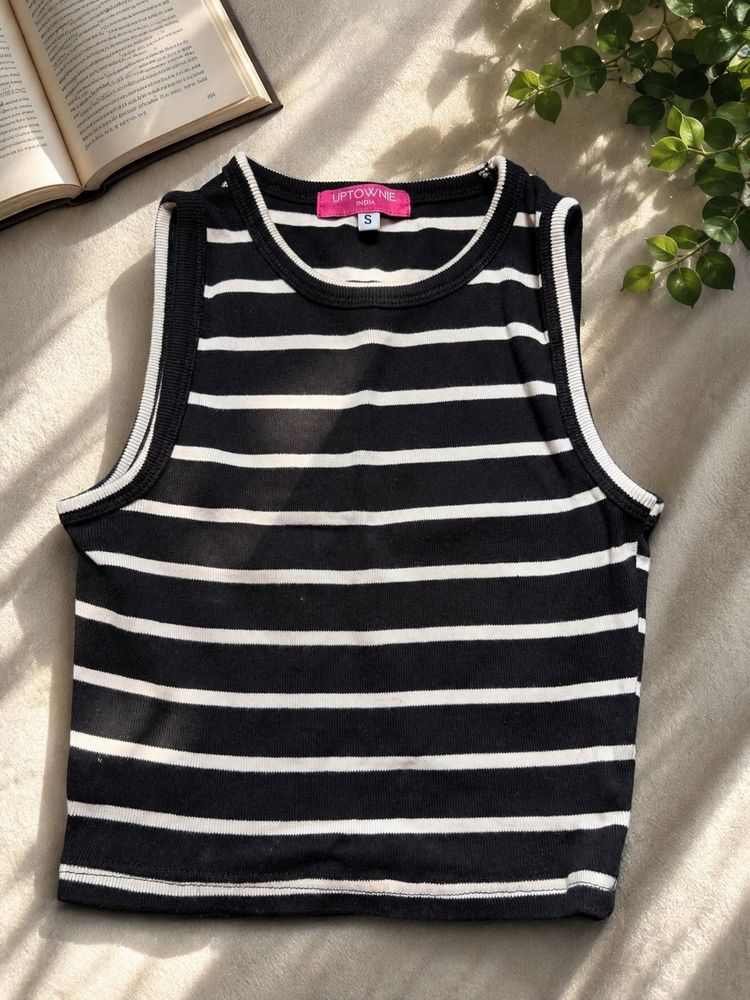 Striped Sleeveless Top