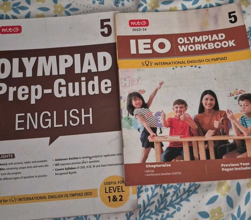 class 5  Olympiad Prep Guide &amp; Workbook for Englis