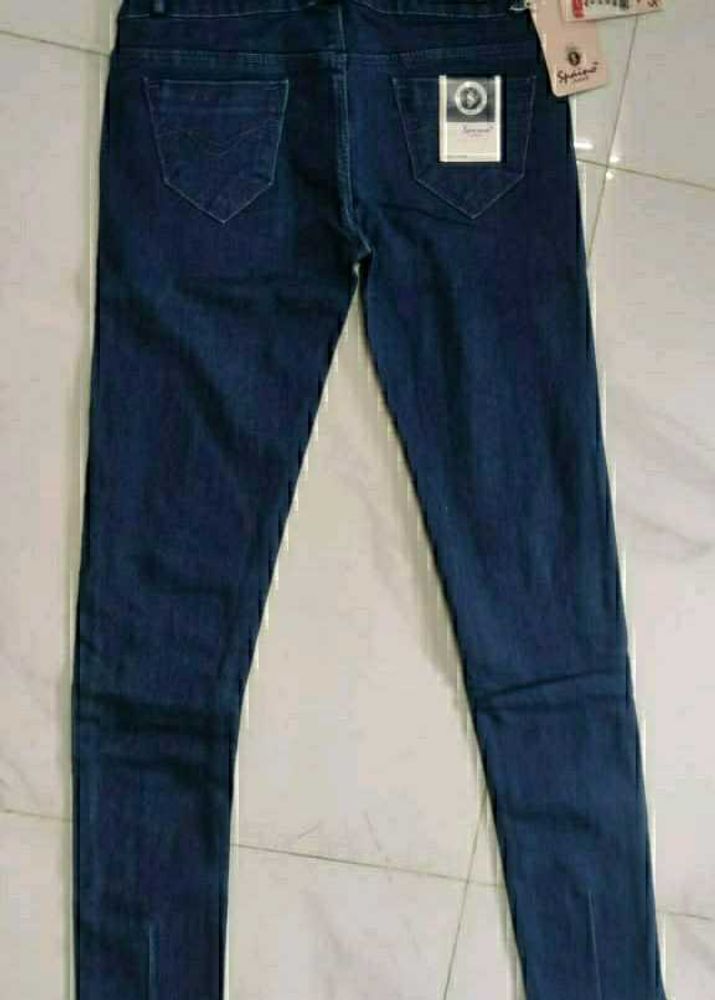 Classic Dark Wash Denim Jeans