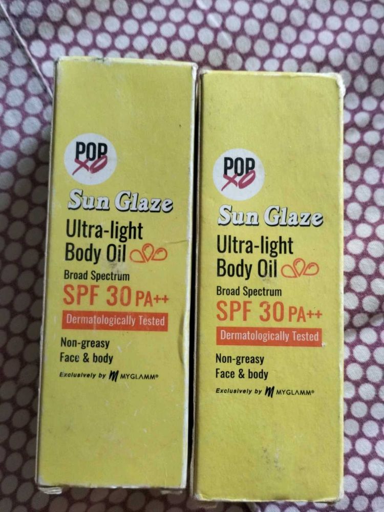 POP Sun Glaze Ultra-light Body Oil SPF 30