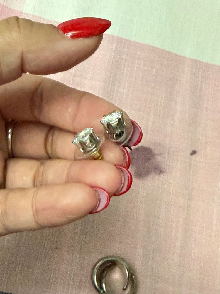 Elegant Stud Earrings - Sparkle and Shine