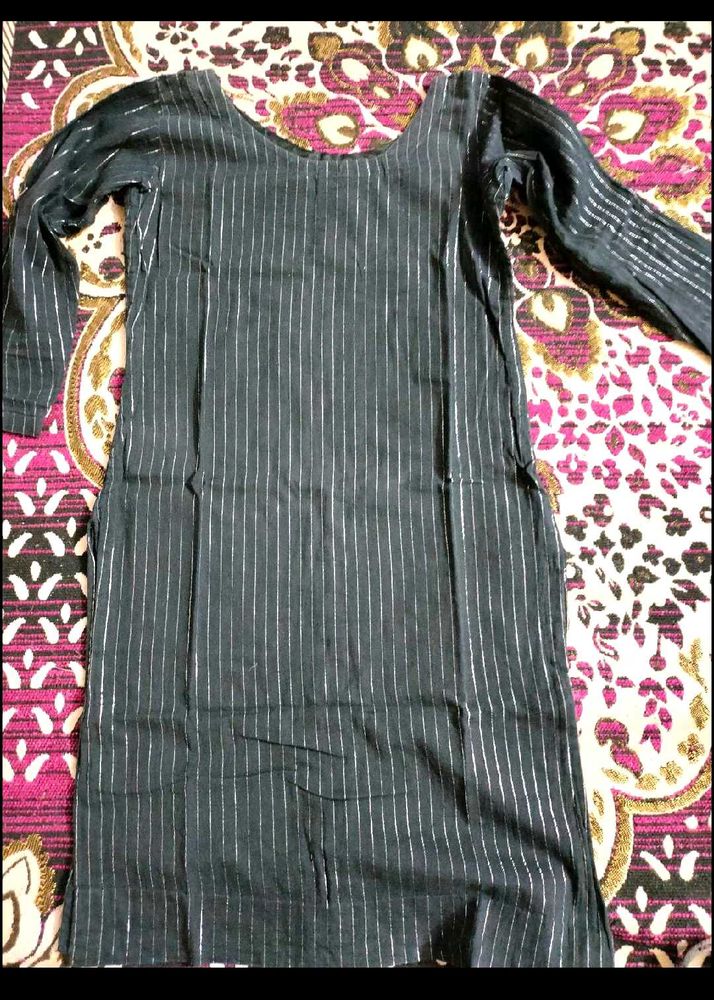 Black  Bahut Hi Pyara Girls Kurta