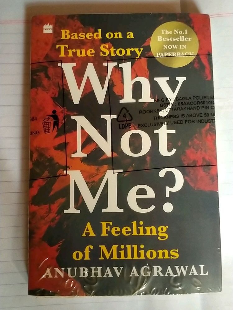 WHY NOT ME? New and Unused Book