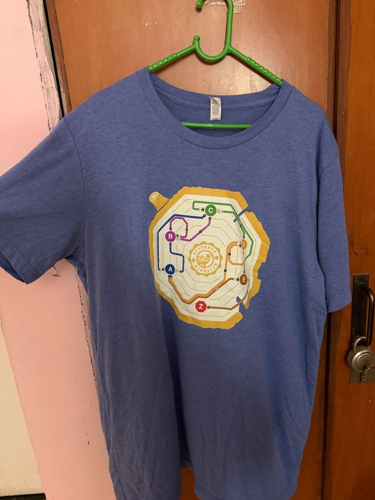 Jane street blue graphic tshirt